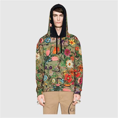 gucci flora snake sweatshirt